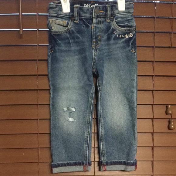 Cat & Jack Other - Toddler cuffed jeans